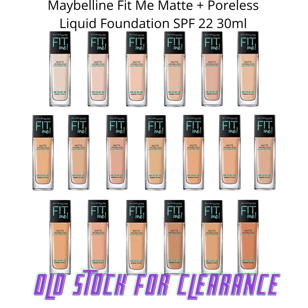 Maybelline - Fit Me Matte + Poreless Liquid Foundation SPF 22