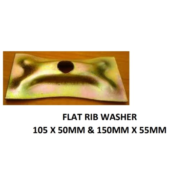 Flat Rib Washer 105mm x 50mm as per pc Shopee Malaysia