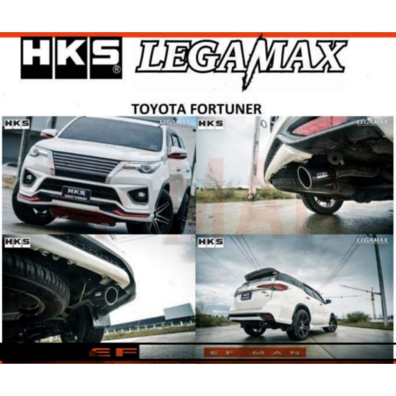 4X4 HKS LEGAMAX MUFFLER CARBON HILUX RANGER NAVARA DMAX TRITON RAPTOR