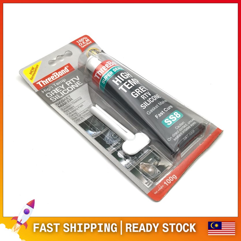 THREEBOND GREY RTV SILICON GUM GASKET MAKER SUPER HIGHTEMP HIGH