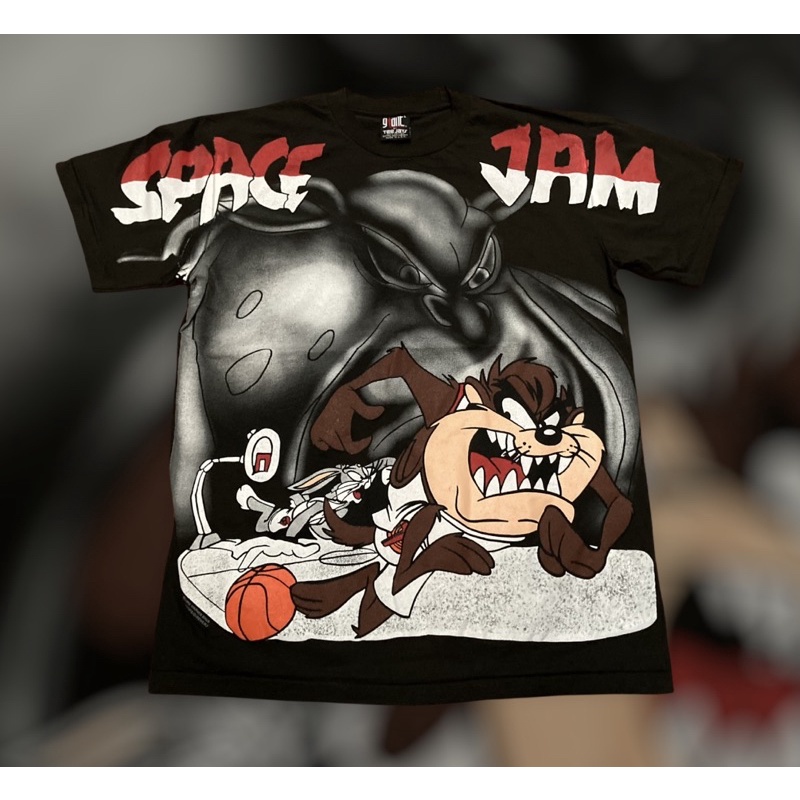 Ovp cartoon pattern shirt TAZ MANIA style year 90s. | Shopee Malaysia