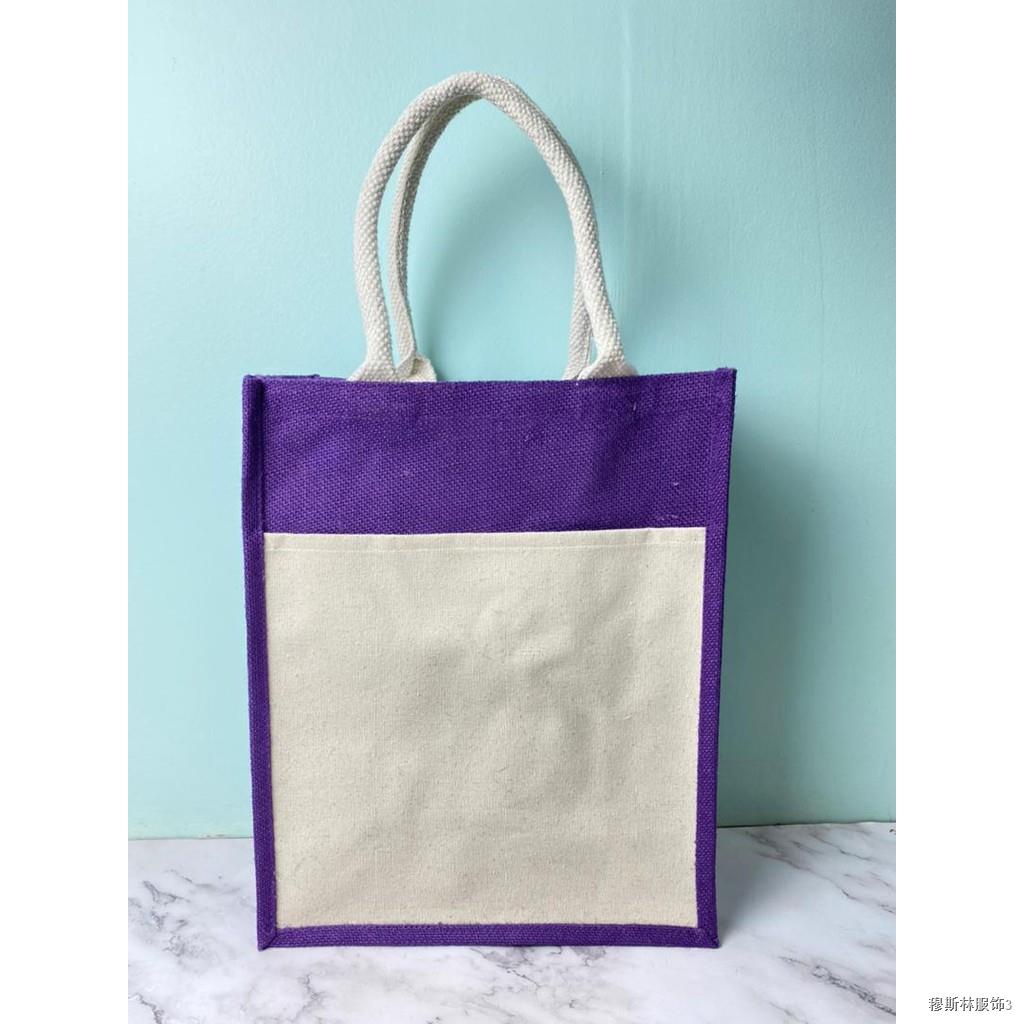 Explosive modelsJute Bag Medium A4 Size with Laminated Canvas Pocket