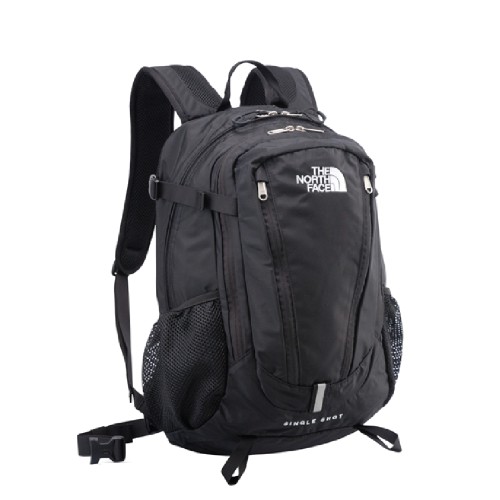 The North Face Single Shot Backpack Black Travel Backpack | Shopee