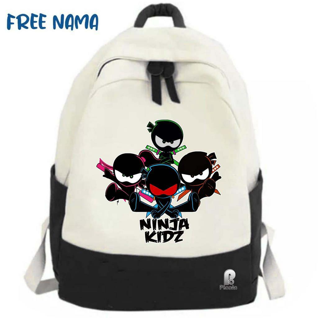 Ninja KIDZ UNISEX School BACKPACK BACKPACK BACKPACK (FREE Name ...