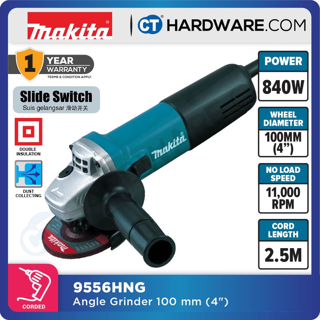 Makita grinder store rpm