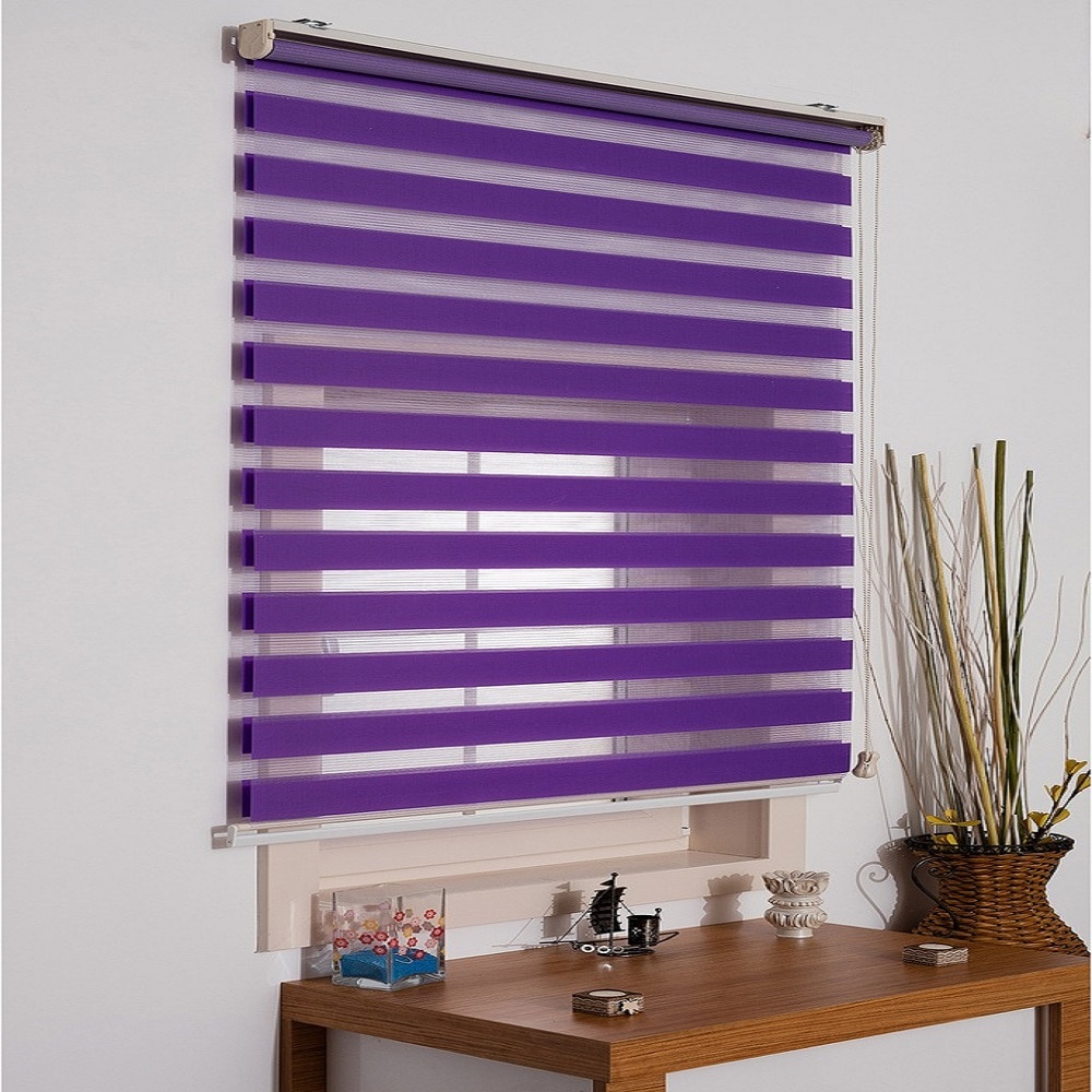 TOP RATED Bidai Kain Zebra Blind Roller Blinds Windows Curtain