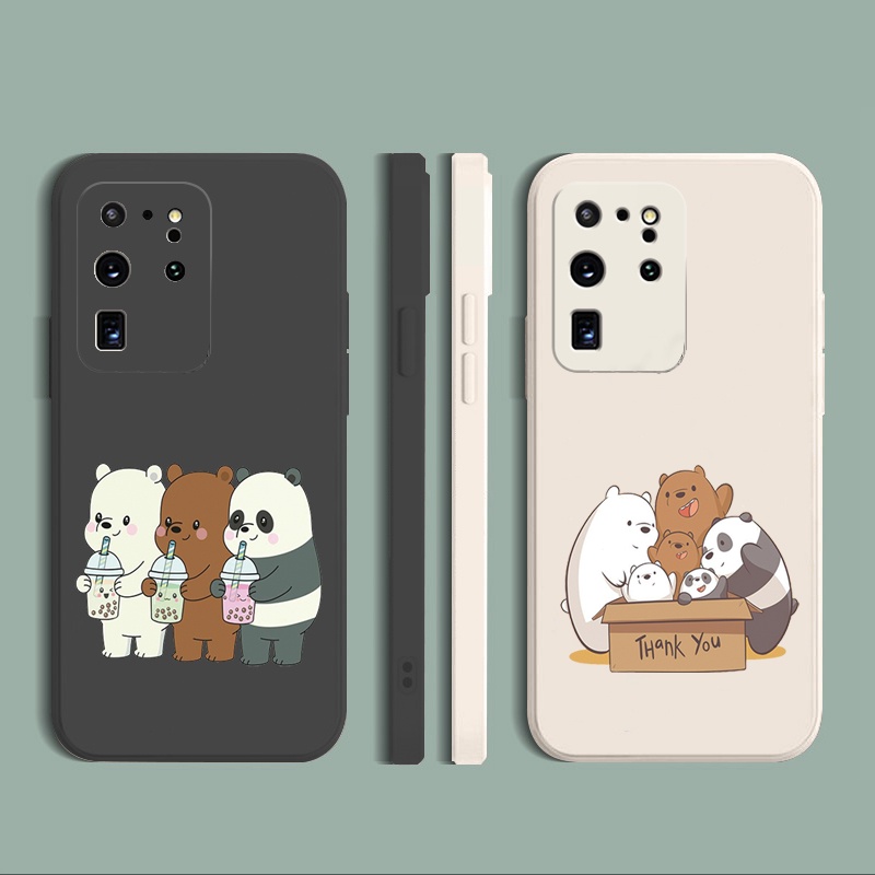 For Samsung Galaxy S22 S21 Ultra S20 FE S10 Plus Milk Tea Bare Bears ...