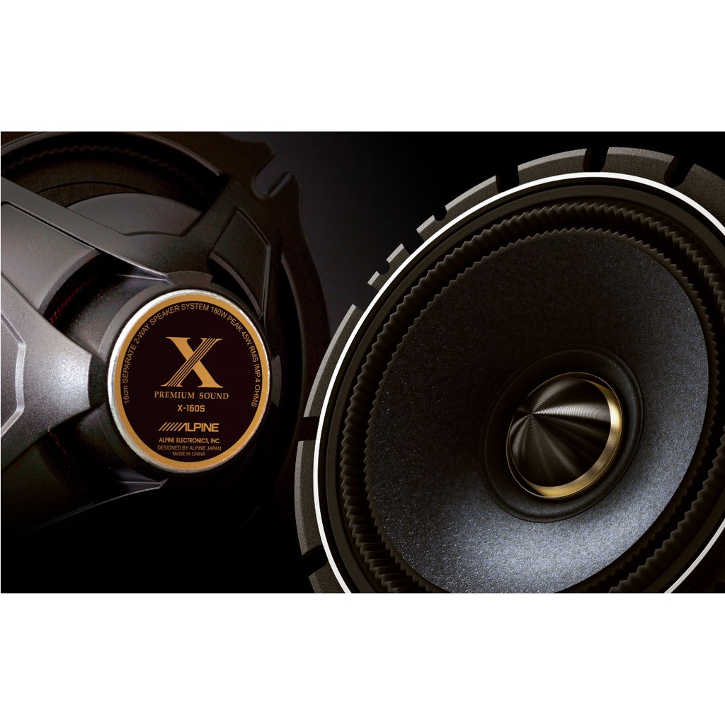 Alpine X 160S Premium 16cm separate 2 way speaker | Shopee Malaysia