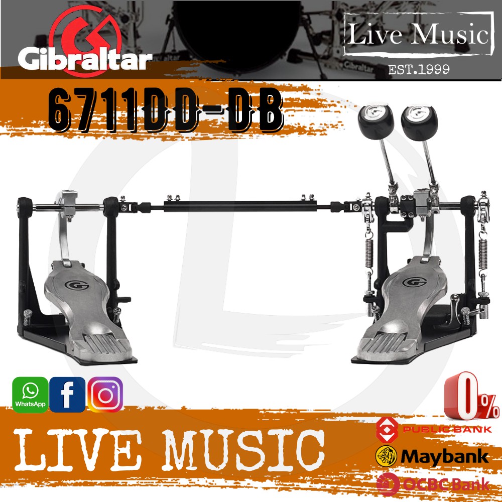 Gibraltar 6711DDDB Direct Drive Double Bass Drum Pedal (6711DD/6711 DD) Shopee Malaysia