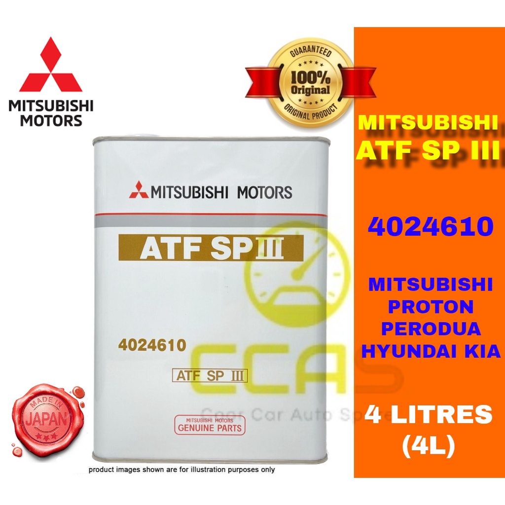 Mitsubishi ATF SP3 SPIII 4L - Mitsubishi Proton Perodua Hyundai Kia ...