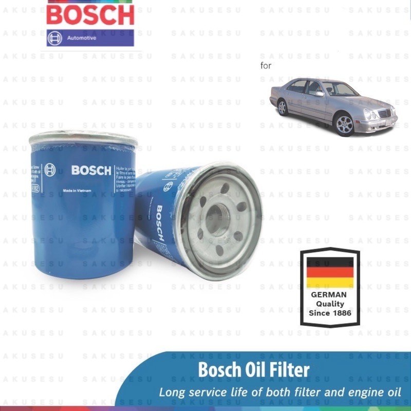 Bosch Oil Filter 0986AF1504 for Mercedes Benz M104 (E200, E220, E230