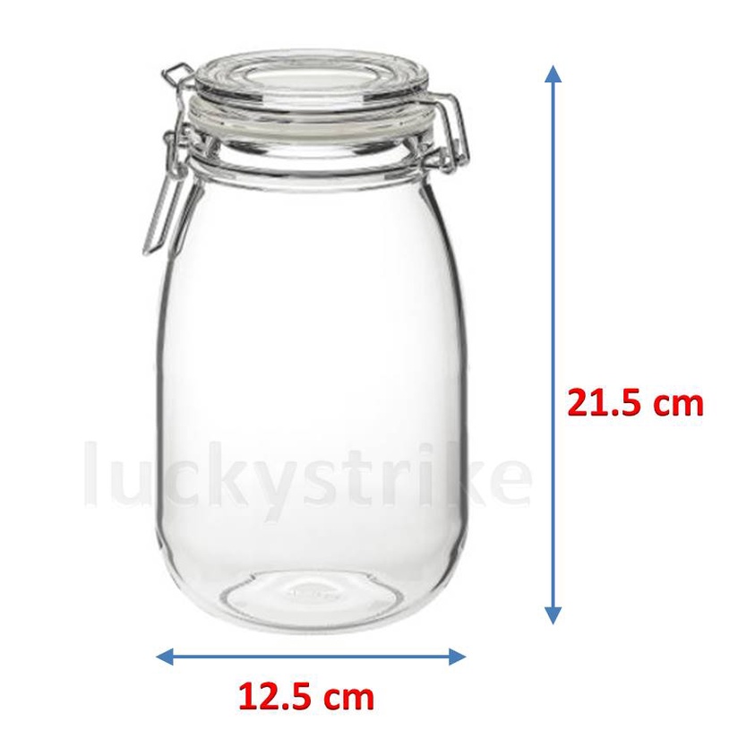 Clear Glass Jar With Lid Ikea Korken Jar With Airtight Lid Balang Botol