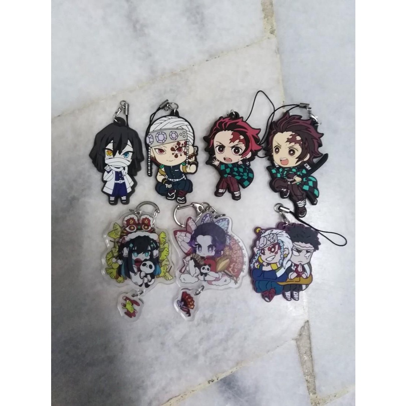 Anime kimetsu no yaiba keychains (2nd) | Shopee Malaysia