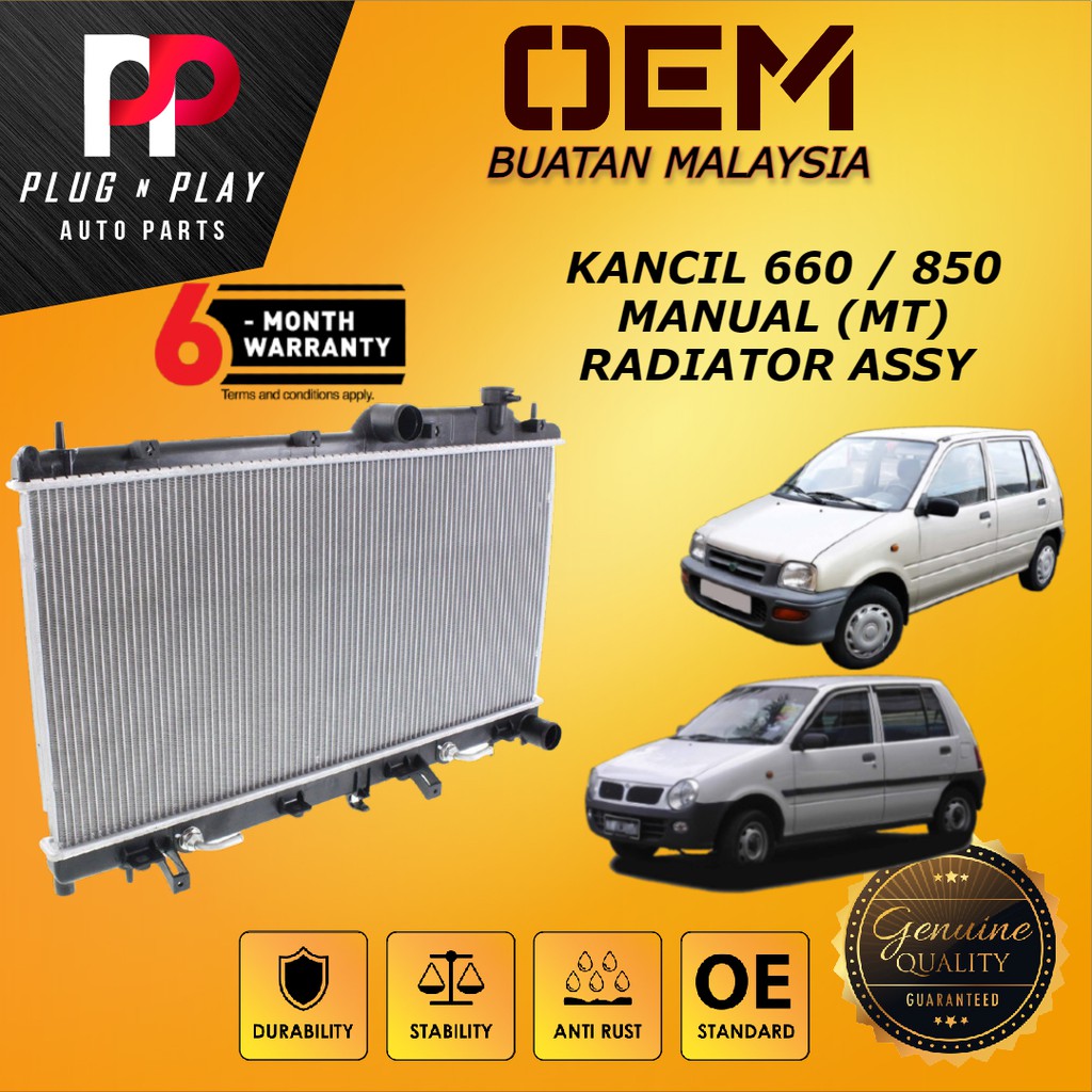 RADIATOR - PERODUA KANCIL 660 / 850 MANUAL (MT) | Shopee Malaysia