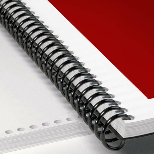 Metal Spiral Binding Service for Book with FREE Plastic Cover, Printing