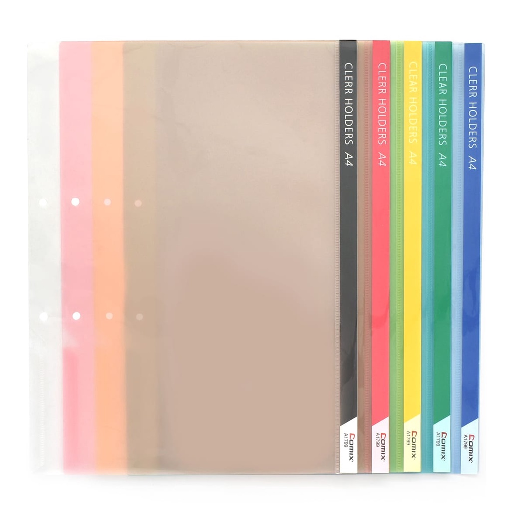 Comix A4 Clear Document File Holder Refill [A1799] [5pcs/pack] | Shopee ...