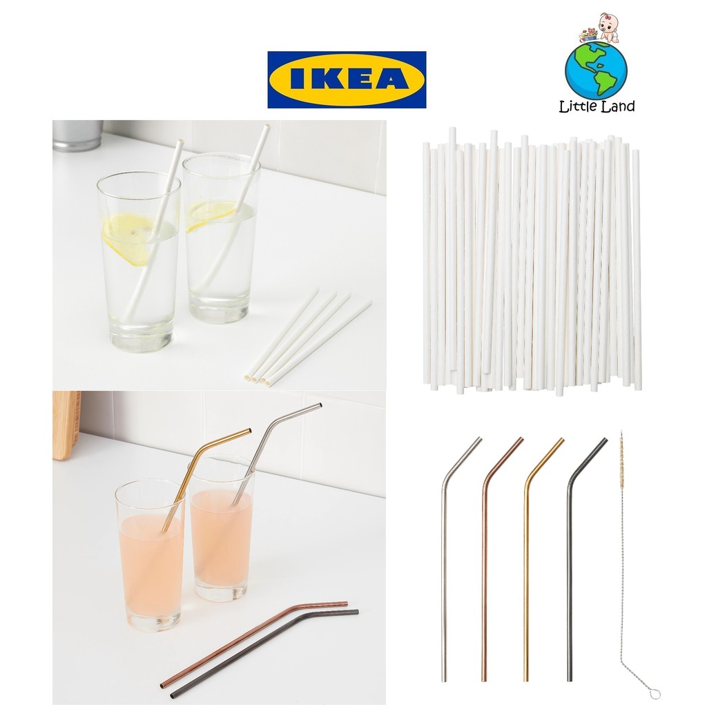 IKEA Drinking Straws (Stainless Steel Straw / Paper Straw) [READY