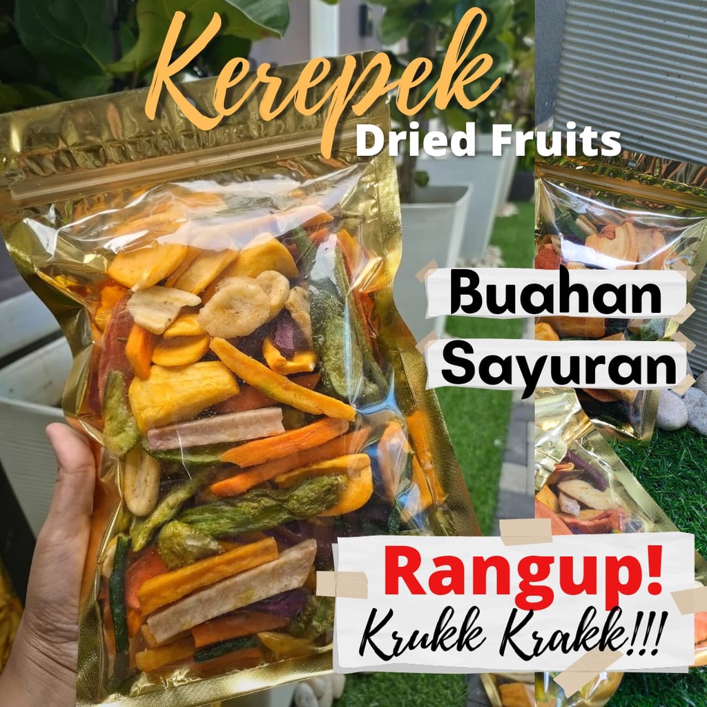 Kerepek Sayuran Mix Buah Buahan Viral Shopee Malaysia 2663