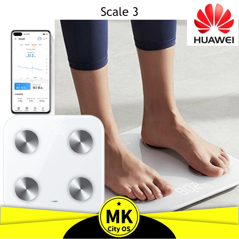Huawei Body Fat Scale AH100 / SCALE 3 / 1 YEAR HUAWEI WARRANTY / 100