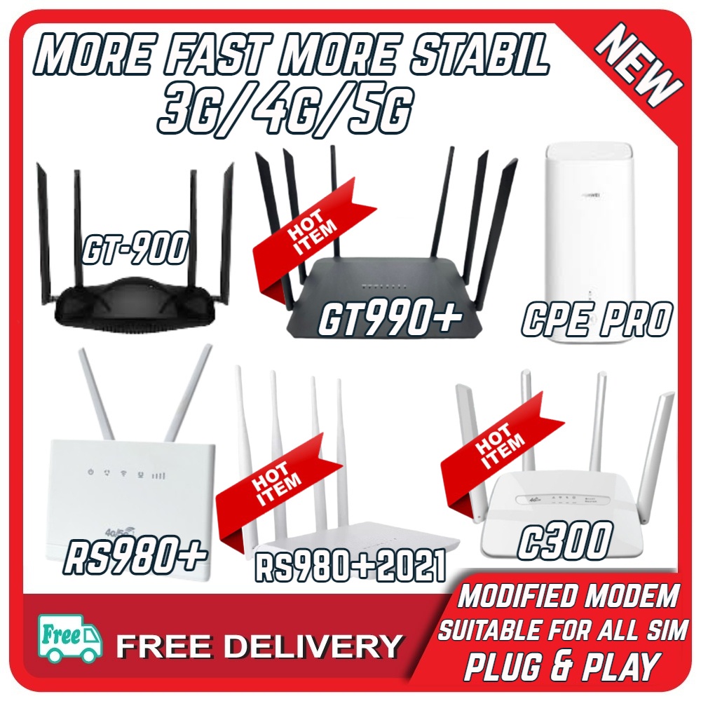 【Hot Stock】MODEM ROUTER[100Original] /RS980+2021+/RS980+/RS990