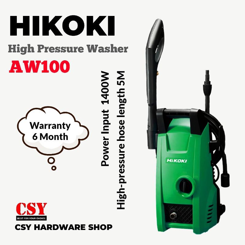 Hikoki Aw High Pressure Washer Water Jet Shopee Malaysia