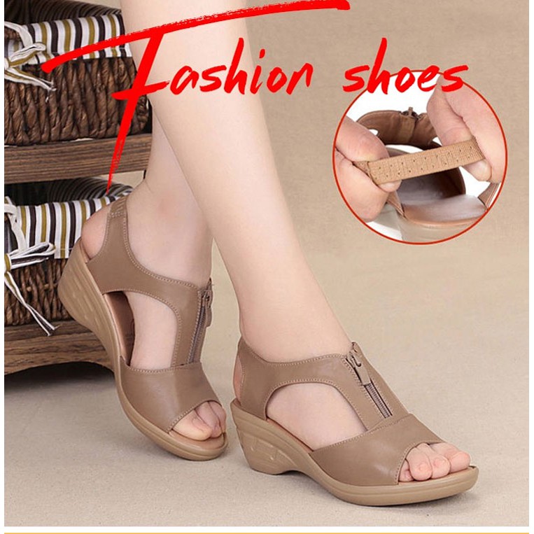 Medium sales wedge sandals