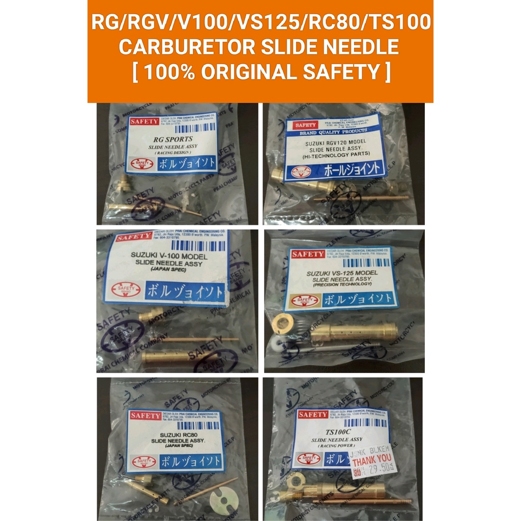 SUZUKI V100/VS125/RG/RGV/RC80/TS100/TS125 [ 100% ORIGINAL SAFETY ...