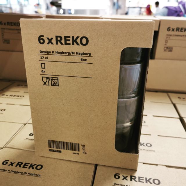 REKO Glass, clear glass, 6 oz - IKEA