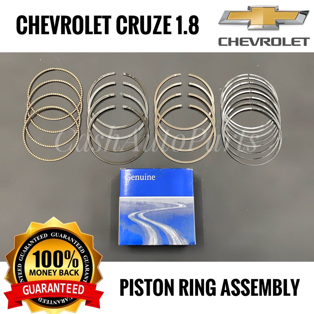 ORIGINAL CHEVROLET CRUZE 1.8 PISTON RING ASSY STANDARD SIZE FULL SET ...