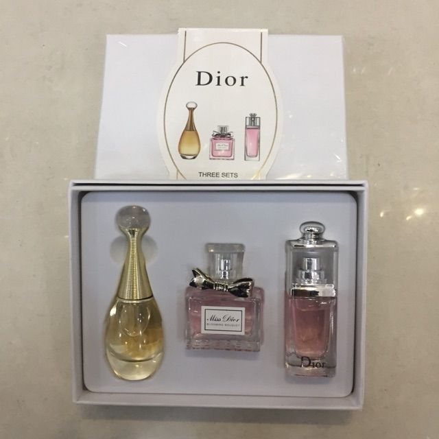 Dior travel cheap perfume set