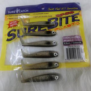 Sure Catch Sure Bite Soft Plastic Hollow Fish (6pcs) | 6cm-6.5cm 6.5cm / Colour 04