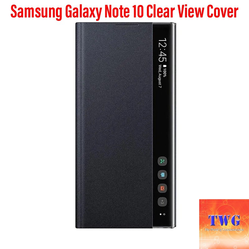 Samsung Galaxy Note 10 Clear View Cover | Shopee Malaysia