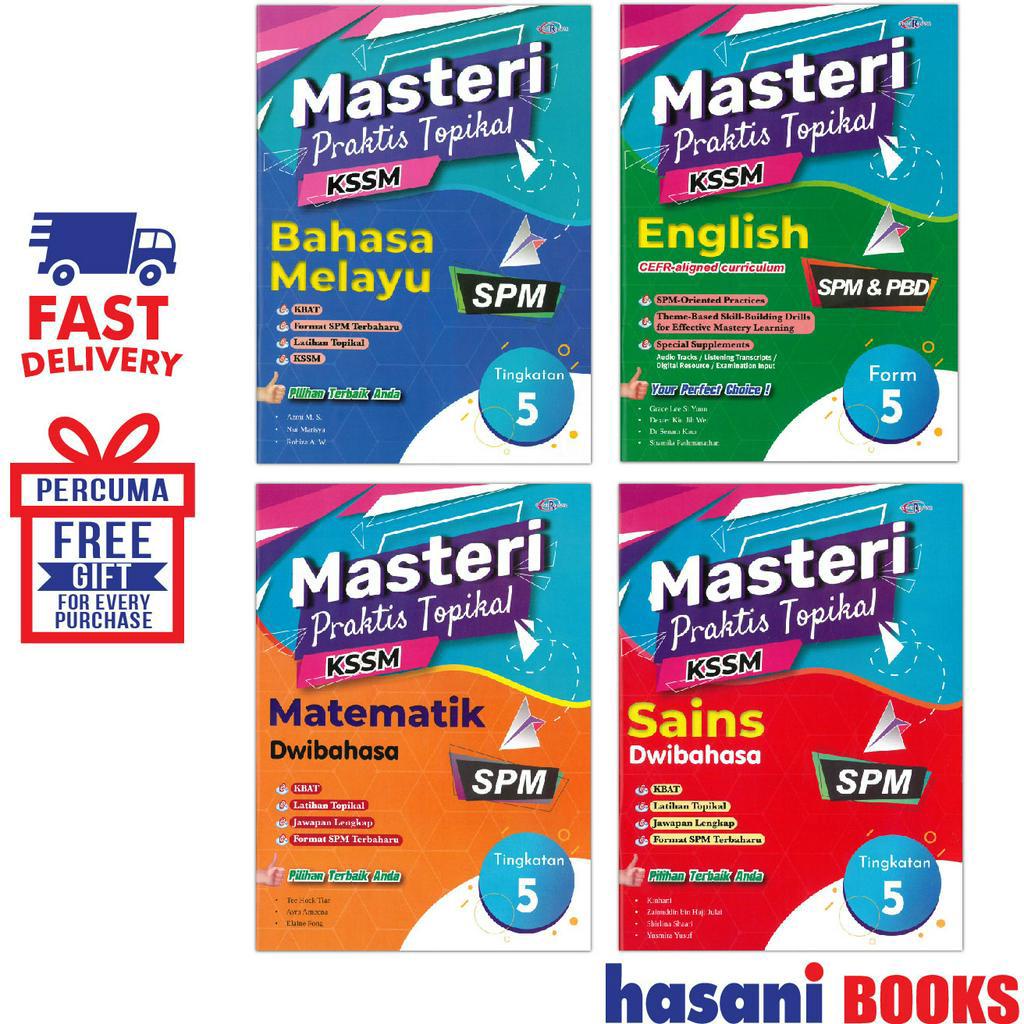 Hasani Cemerlang Buku Latihan Masteri Praktis Topikal Kssm Tingkatan Shopee Malaysia