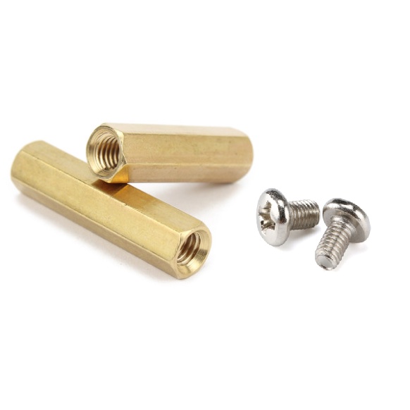 M3 Screw - Screw Brass Hex Threaded PCB Standoff Spacer | Shopee Malaysia