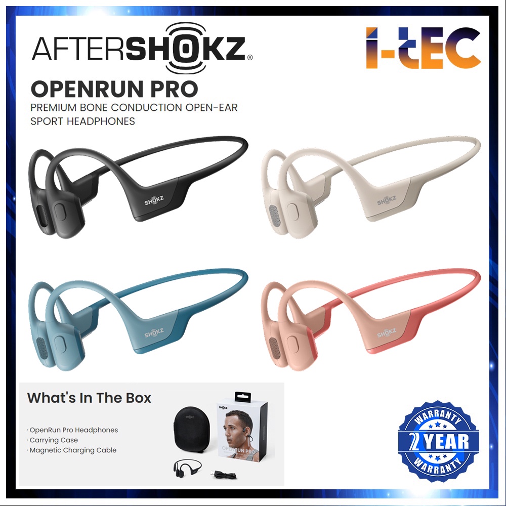 Shokz OPENRUN PRO / OpenRun Pro Mini PREMIUM BONE CONDUCTION OPEN-EAR ...