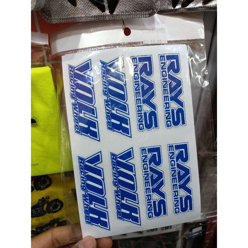 stiker volk ray untuk rim | Shopee Malaysia