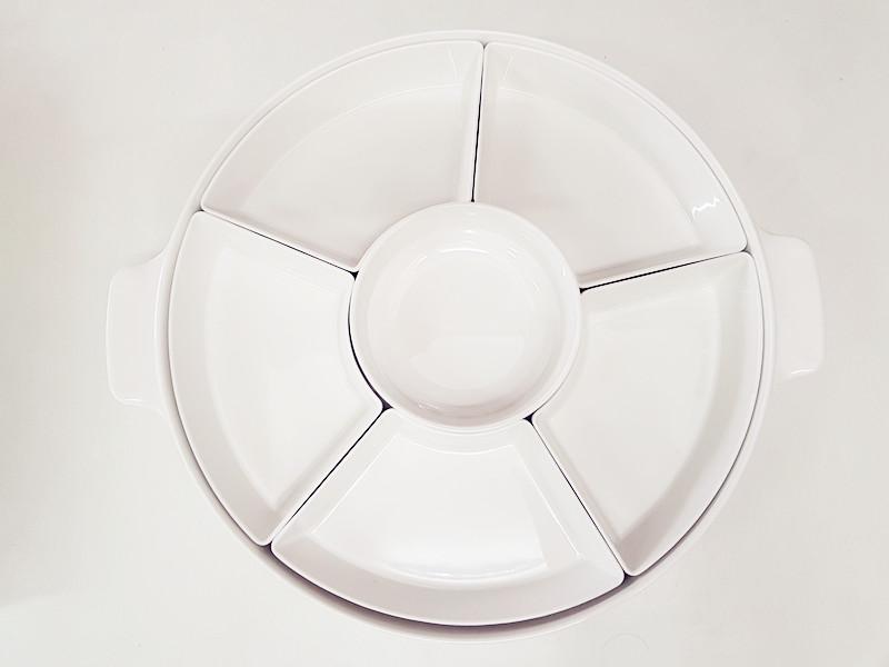 Hot Sales !! Melamine Revolving Dome Serving Set / Party Set | Shopee ...