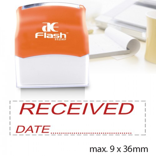 SELF-INKING STOCK TITLE STAMP - RECEIVED (DA-722) | Shopee Malaysia