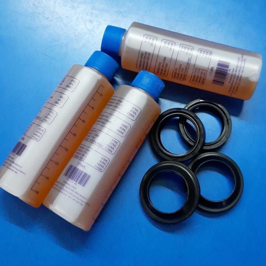 YAMAHA VIRAGO 535 Fork Oil Seal Set + Dust Seal Set + Fork Oil (3 Pcs