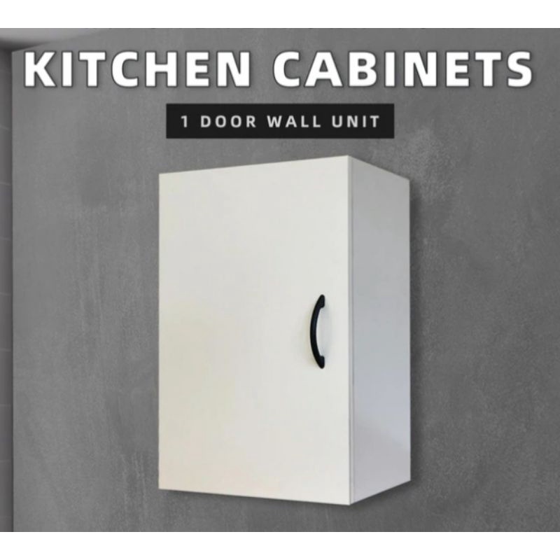1Door/2 Door Kitchen Wall Unit/Kitchen Storage(White) Shopee