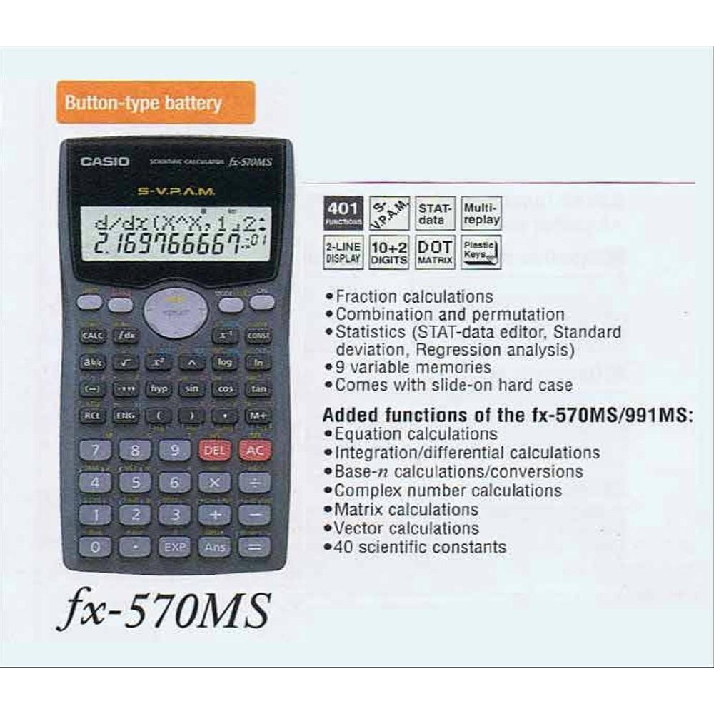 570 scientific calculator hot sale