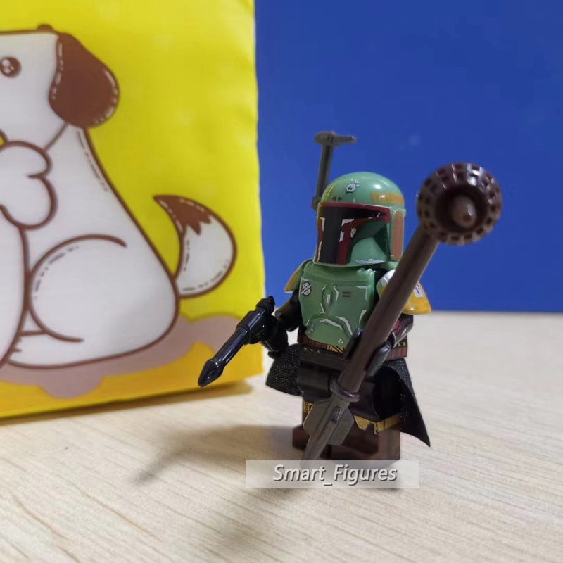 Star Wars Minifigures Boba Fett Din Djarin Jango Fett Moff Gideon Cara