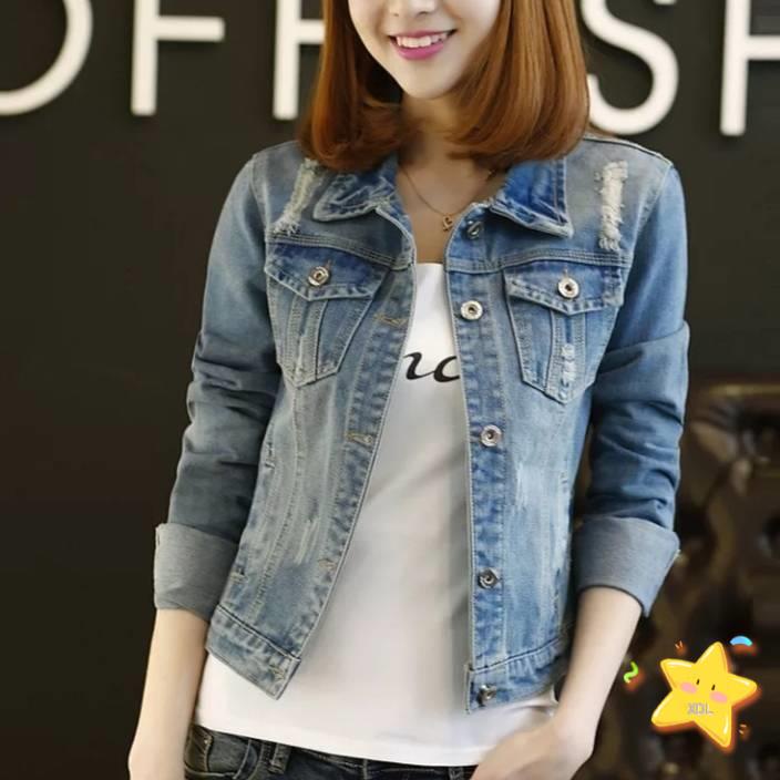 baju korean style women baju jalan perempuan jaket jeans baju wanita ...