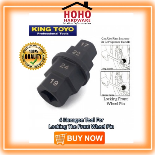King Toyo ALL IN 1 Universal Hexagon Box Point Socket For Locking Front ...