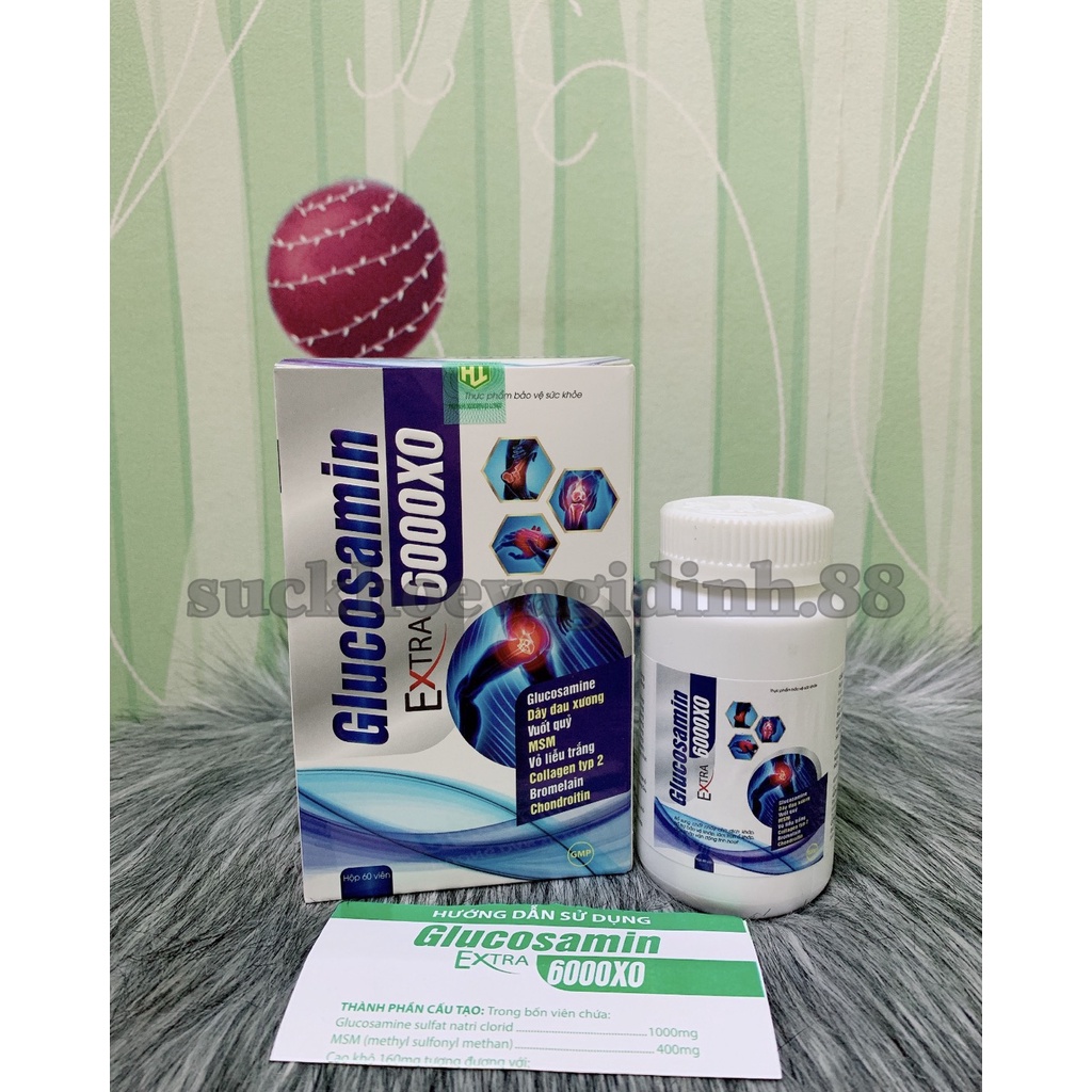 Glucosamin Extra 6000XO Bone And Joint Pain Relief Tablets Combining