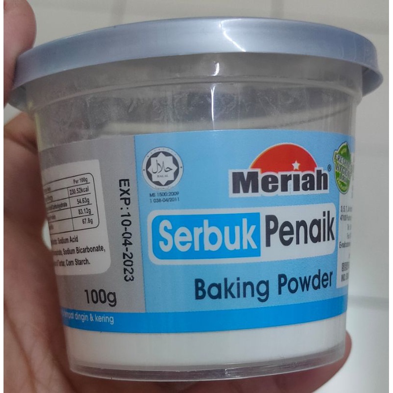 MERIAH SERBUK PENAIK / BAKING POWDER (100G) | Shopee Malaysia