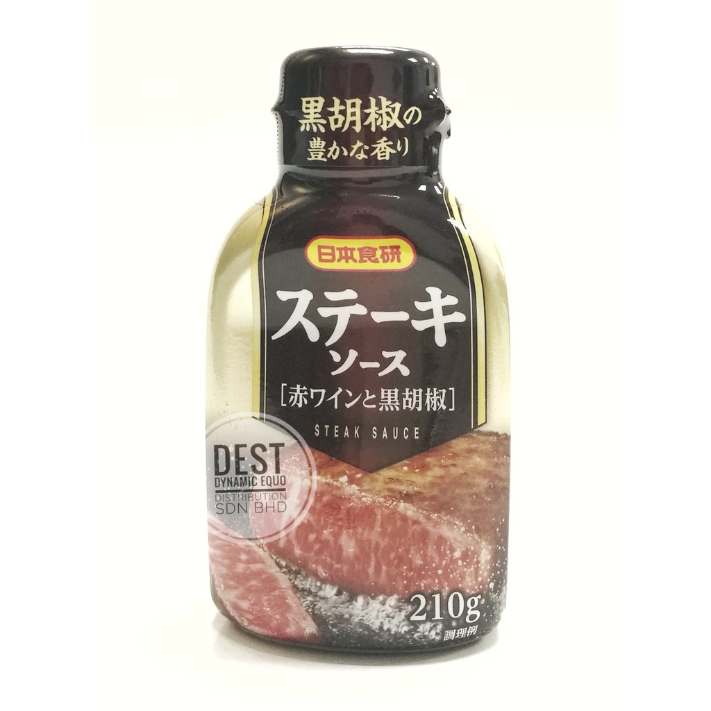 Nihon Shokken Black Pepper Steak Sauce 210g Japan Steak Sauce Shopee