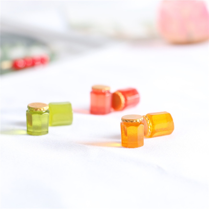 Miniature Candy Toy Model Shooting Props Set Honey Pot Honey Pot Jam ...