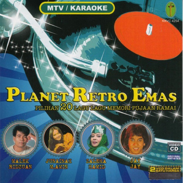 Retro Emas VCD MTV Karaoke Original Artist Malek Ridzuan