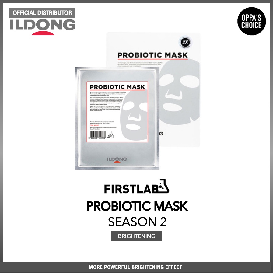 [OFFICIAL] 🇰🇷 ILDONG FIRST LAB PROBIOTIC MASK 2X SEASON 2 30g (1EA/10EA